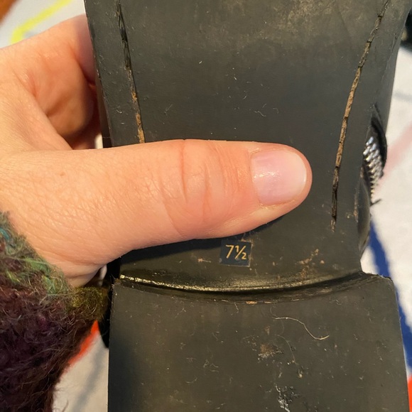 Steve Madden leather motorcycle boots size 7.5 - Picture 2 of 5